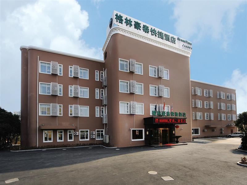 Greentree Inn Shanghai West Huaxia Road Metro Station Express Hotel Xangai Exterior foto
